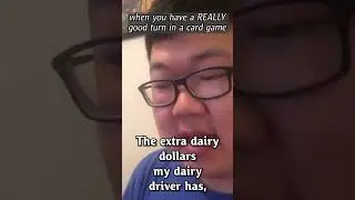 when you have a REALLY good turn in a card game