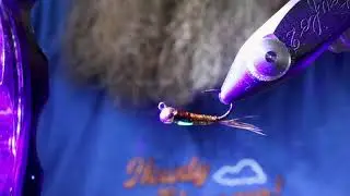 Tying a PMD Split Back Perdigon Fishing Fly
