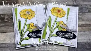 Четыре отличных способа использования Stampin' Blends (спиртовых маркеров)! Советы и техники