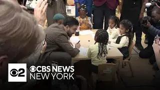 NYC Mayor-elect Zohran Mamdani visits Brooklyn child care center