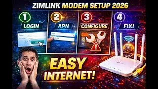 Easy Zimlink Modem Setup 2026 | Cara Mudah Setting Modem Zimlink