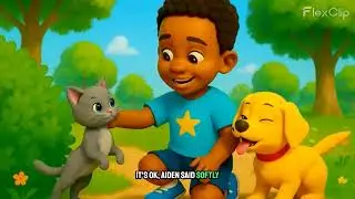 AIDEN & THE BRAVE PUPPY TALE | Kids Story About Friendship and Kindness