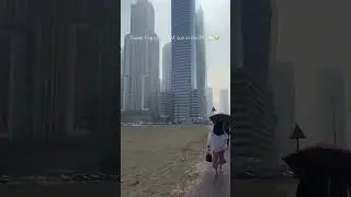 Dubai: Fog in the AM, sun in the PM! 🌫️☀️&rdquo; #dubai #weather #traveling #habibi #burjkhalifa
