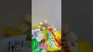ASMR Starburst Airs Sour Tropical 🏝 #shorts #short #asmr #starburst #tropical #candyfunhouse