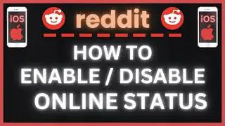 How to Enable or Disable Online Status On The Reddit App Using an iPhone  | iOS Tutorial
