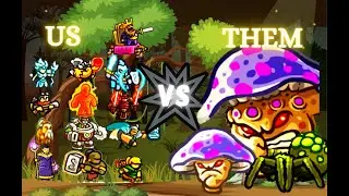 KINGDOM RUSH MOD: All Heroes - Fungal Forest - Veteran Difficulty
