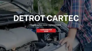 Swift turbo core problem causes black smoke issue. #viral #mechanic #telugu #car #repair #trending 