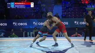 1/8 GR - 60 kg: J. PETRAVICIUS (LTU) v. I. DZIMISTARISH (GEO)
