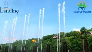 A Beautiful Day For A  Branson Landing Water & Fire Show 2022 Adventure!