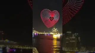 Bluewaters Drone Show #subscribe #youtubeshorts #shorts #ytshorts #bluewater #drone #show #dubai