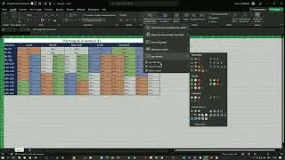 Créer un planning avec mise en forme conditionnelle et comptage avec la fonction nb.si