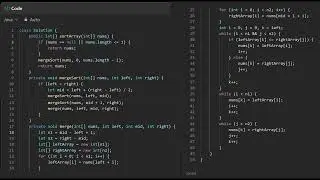 912 Sort an Array Merge Sort