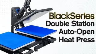Is This the Best Heat Press for Busy Shops? ft. Black Series Double Station Heat Press