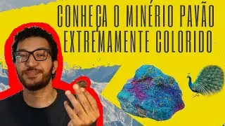 Bornita, o min&eacute;rio mais colorido que existe. Diego Sperle (Geologia)