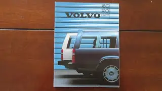 The Volvo 740 and 760 estate brochure review