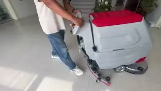 Mini Aisle Manual Operation Floor Cleaning Equipment Floor Scrubber