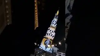 Amazing moment, Burj Khalifa dubai Mall, United Arab Emirates, dubai.Бурдж-Халифа Небоскрёб в Дубае.
