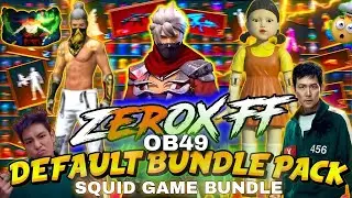 SQUID GAME+BRAND NEW 2 FREESTYLE + VIP DEFAULT BUNDLE GLITCH FILE OB48 !! free fire glitch file !.