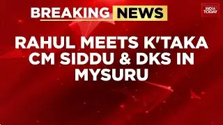 Rahul Gandhi Meets CM Siddaramaiah And DK Shivakumar In Mysuru Amid Karnataka Power Tussle Buzz