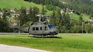 Bell Huey UH-1 Take off from the Italian Army 2020