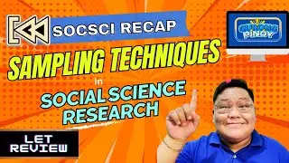 LET Review | RECAP for Newcomers: RESEARCH Sampling Techniques
