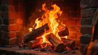 Cozy Fireplace 4K: 10 Hours of Relaxing Fire Sounds & Warm Ambience for Sleep & Stress Relief