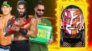 Roman Reigns John Cena & Seth Rollins Vs Jeff Hardy WWE 2K25 #33