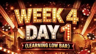 Low Bar Squat Took My Strength UP Immediately (Week 4 Day 1)