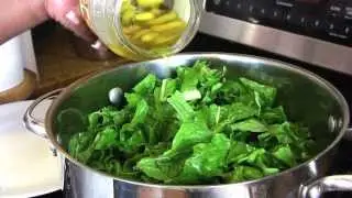 Holiday Series: Turnip Greens w/ Turnips & Ham Hocks | Cooking With Carolyn