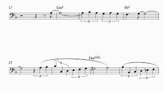 The Girl from Ipanema by Tom Jobim – Trombone Solo (With Chords)