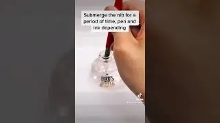 Dried fountain pen? No problem. Featuring Ferris Wheel Press&rsquo; Brush Fountain Pen