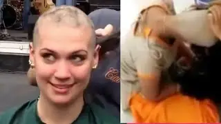 New Headshave  Headshave 2021 New . Beautiful Girl  New Ladies Headshave 2021 /Shaved with Razor