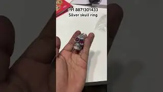 Ajt silver skull ring #ajt #skull #ring #d #CalaveraSkullRing #sugarskull #slash #jamiefoxx #arnold