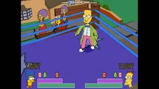 the simpsons wrestling marge