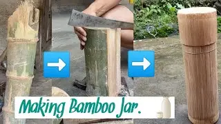 Как сделать бамбуковую банку. Поделка из бамбука