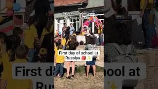 first day of school celebrations 🎉 #bulgaria #lifeinbulgaria #firstdayofschool #traditions #school