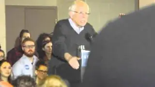 Clinton Iowa: Bernie Sanders addresses accusations that he cannot beat Republican nominee.