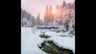 Mountain Stream in Winter, Calming Music for Sleep and Rest