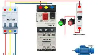 MPCB Motor Protection Circuit Breaker Connection Complete Wiring