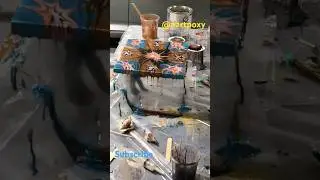 Epoxy Art Creation Fluid Art Timelapse #epoxy #art