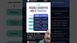 RIGIDEZ COGNITIVA &Eacute; DIFERENTE DE TEIMOSIA #rigidezcognitiva #tea #autismo #tdah #psicologia