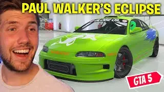 GTA 5 SUMMER DLC - K&Ouml;PER PAUL WALKERS ECLIPSE FR&Aring;N FAST & FURIOUS *NY SPORTBIL*