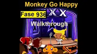Walkthrough Monkey GO Happy Fase 936:Monkeys Got Talent Theme