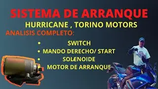 SISTEMA DE ARRANQUE HURRICANE 2021,MOTOS DE 125/250 CC.