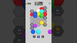 🎮 “Hexa Sort Level 43: Easy Start – Let’s Sort & Win! 🟦🟩🟧”