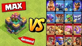 Geared Up Archer Tower vs All Troops + Heroes | Clash of Clans