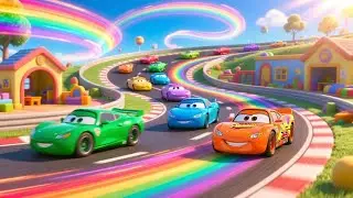 Racing Rex and the Hot Wheels Rally | Fast Car Dinosaur Song for Kids | Nursery Rhymes for Children