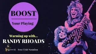RANDY RHOADS Licks (+ Free TAB) // Wednesday Warm-up 🔥