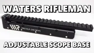 WR PRECISION ELR AJDUSTABLE SCOPE BASE