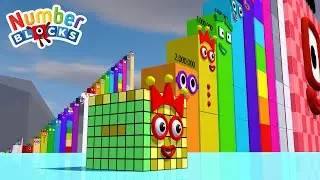 Looking for Numberblocks Step Squad NEW Cube 7x7x7 is Numberblock 1000 vs 1 to 100,000,000 BIGGEST